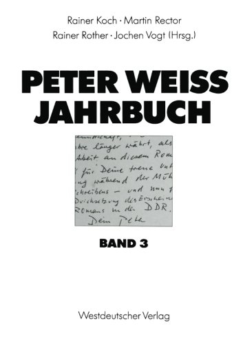 Peter Weiss Jahrbuch 3 (German Edition)