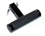 Go Rhino Mini Receiver Hitch Step 12 Wide - Black Powder Coat w/ Hitch Pin & Clip - fits 2 receiver hitch