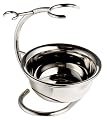 Truefitt & Hill Curved Brush and Razor Stand with Bowl, Chrome
