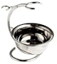 Truefitt & Hill Curved Brush and Razor Stand with Bowl, Chrome