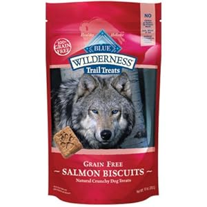 Blue Buffalo Wilderness Trail Treats Grain-Free Salmon Biscuits 10 Oz