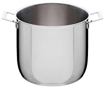 A di Alessi Pots&Pans Stockpot, Stainless Steel, 24 cm (AJM100/24)