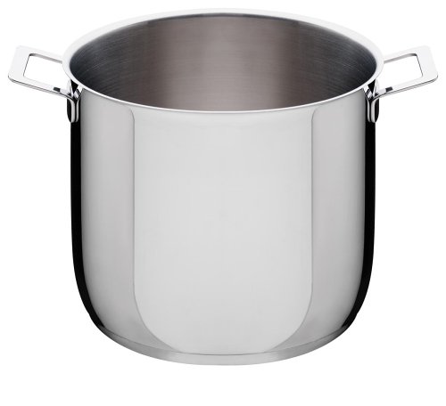 A di Alessi Pots&Pans Stockpot, Stainless Steel, 24 cm (AJM100/24)