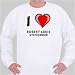 I Love Robert Louis Stevenson Sweatshirt Image