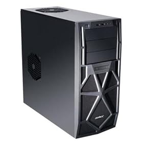 Antec Two Hundred V2 Midi Case with Bottom-Mounted Power Supply, Perforated Front Bezel Delivers Maximum Air Intake - Black