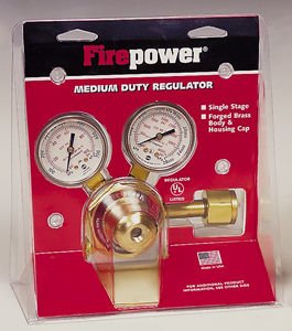 FirePower Oxygen Gas Regulator, 4-80 PSIG-Series250
