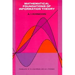 Mathematical Foundations of Information Theory (Dover Books on Mathematics)