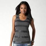 Fossil Hannah Sequin Stripe Tank