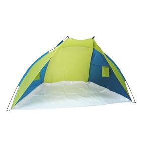 Yellowstone Beach Shelter - Yellow/Blue, 210x115x115 cm