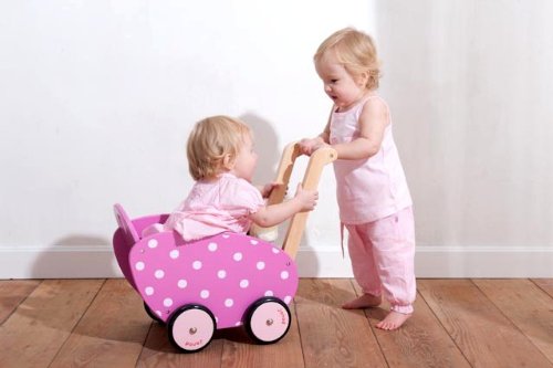 janod dolls pram