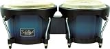 Schalloch Wood Bongo Set, Blue Fade