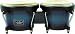 Schalloch Wood Bongo Set, Blue Fade