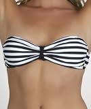 Hurley - Line Drive Bandeau Bikini Top, Black