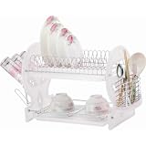 2 Tier Chrome Dish Drainer Set Case Pack 12