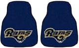 Carpet Floor Front Mats - NFL Football - St. Louis Rams - Pair
