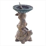 Hare and Turtle Sundial / Birdbath 38939