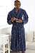 Luxury Pure Cotton Check Dressing Gown