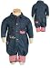 Baby : Denim Snap Front Camping Hippo Jumpsuit