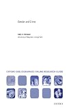 Gender and Crime: Oxford Bibliographies Online Research Guide