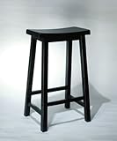 IMAGE OF Antique Black with Sand Through Terra Cotta Bar Stool