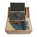 Mitutoyo 103-909 Outside Micrometer Set with Standards, Ratchet Stop, 6-12" Range, 0.0001" Graduation (6 Piece Set)