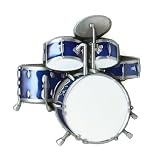 Blue Drum Set Belt Buckle
