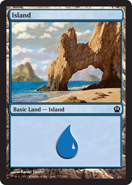 Magic: the Gathering - Island (237/249) - Theros - Foil