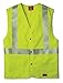 Hi-Visibility Yellow with Silver Stripe Safety Vest, ANSI 2 Closure, S