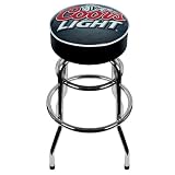 Coors Light Padded Bar Stool - White Trim