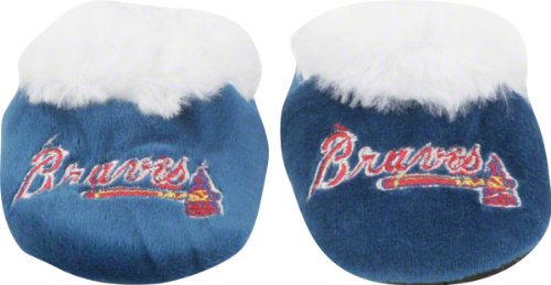 Atlanta Braves Baby Bootie Slipper