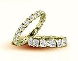 14K Yellow Gold Diamond Eternity Band-GH SI-4.00 Ct.