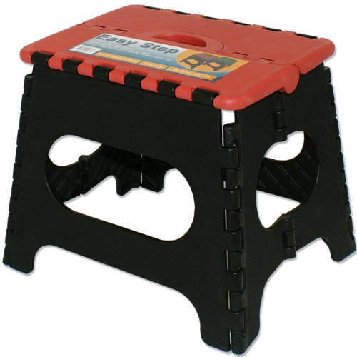 EZ Easy Step Folding Collapsible Step Stool - Folds for Storage On Sale