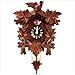 Black Forest Clock with Carved Leaves - 0825QP