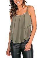 Bleu Marine Top Linda (Caqui)