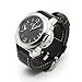 Ritche 22mm Watch Band Strap Italy Calf Leather Handmade Strap Fit for Military Watches for Panerai-black