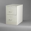 Legal Size 26.5" 2 Drawer File Cabinet By Hirsh Industries