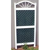 Dura-Trel Sunburst Trellis with Green lattice