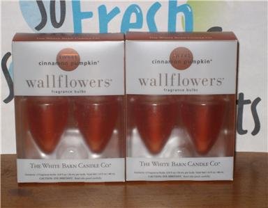 SWEET CINNAMON PUMPKIN Bath Body Works WALLFLOWER Refill 4 new