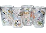 Tropix Destination Florida Set of Four Tumblers