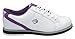 BSI Women's 460 Classic Bowling Shoe - Lightweight Shoes with Cushioned Support for Women, Purple & White, Size 6.5