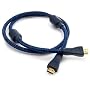 AudioQuest HDMI 1 cable - HDMI plugs 1 m (3.28") braided cable