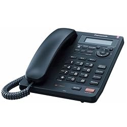 Panasonic KX-TS620B Integrated Corded Phone with All-Digital Answering System, Black