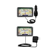 Essential Kit for the Garmin Nuvi 760 - includes Car and Wall Charger with Rapid Charge Technology - Gomadic Brand w/ TipExchange Technology