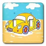 Kids Stuff - Kids Car - Light Switch Covers - double toggle switch