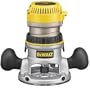 Factory-Reconditioned DEWALT DW618R 2-1/4 Horsepower Electronic Variable Speed Fixed Base Router with So Start