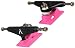 Venture Low (Set of 2) Skateboard Trucks - 5.0 Inch - Pink Base - Black Hanger