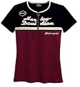 Harley-Davidson® Women's Short Sleeve 1/4-Zip Tee Shirt. Embroidery. 99106-10VW
