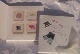 Chocolate Card Wedding Favors - Dancing Couple