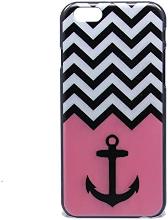Anchor Chevron Retro Pattern Hard Case Cover Back Skin Protector For iPhone 6 4.7 Inch