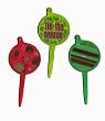 Tis the Season, Holiday Ornament Cupcake Picks - 12ct